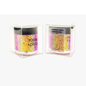 Iridescent powder bulk chunky eyeshadow color changing cosmetic chameleon glitter sequins flakes suppliers chameleon glitter