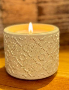 Vasi per Candele in Cemento con Motivi Geometrici alla Moda, Contenitori in Calcestruzzo per Candele Profumate, Decorazione Elegante per la Casa - Product Image 4