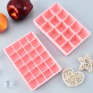 Nouveau couvercle en silicone pour bac à glaçons en gel de 15 cubes, anti-odeur, anti-bactérien, pour la conservation des glaçons frais, bac à glaçons carré - Product Image 3