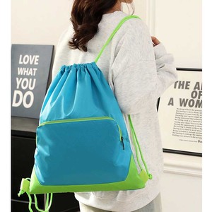 Durable Polyester <strong>Drawstring</strong> Bag Gym Lightweight Sports Backpack Outdoor Fitness Training Daypack Large Storage Travel <strong>Pouch</strong> - Product Image 5