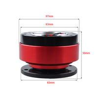 Adaptateur de moyeu à dégagement rapide pour volant de course 5+3 billes universel en aluminium 8 couleurs Pièces de direction automobile en gros