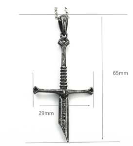 The <strong>Nasser</strong> Holy Sword Necklace Broken Sword Pendant Necklace - Product Image 5