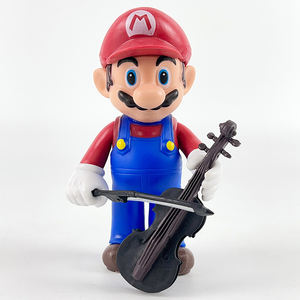 Ensemble de figurines d'action en PVC de la série <span class=keywords><strong>Mario</strong></span> <span class=keywords><strong>Bros</strong></span>, modèle de dessin animé, 12 pièces, pour la décoration de gâteaux, avec des jouets de guitare musicale, des poupées - Product Image 6