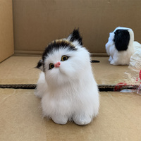 Chine nouvelle idée personnaliser le modèle de chat réaliste d'animal en peluche motorisé peut faire des sons avec le miaou