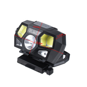 Factory Custom XPE COB Dual <b>Light</b> Motion <b>Sensor</b> USB Rechargeable Tactical Helmet <b>Light</b> Night Fishing Outdoor Waterproof ABS - Product Image 4