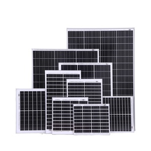 Panneau solaire monocristallin en silicium 12-150W 18V pour charge extérieure, génération d'énergie photovoltaïque haute efficacité - Product Image 1