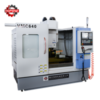 Fraiseuse verticale universelle CNC haute précision HIPOW VMC640 avec commande GSK, broche BT40, course simple 600x400x500mm, 16 outils