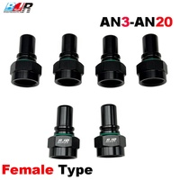 Adaptateur femelle à déconnexion rapide en alliage haute performance BJR AN4 AN6 AN8 AN10 AN12 AN16 pour voiture de course haute pression