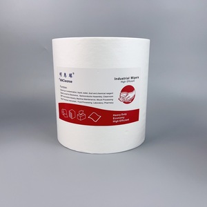 Rouleau de chiffons industriels multi-usages <span class=keywords><strong>en</strong></span> pulpe de bois et polyester, sans lin, de <span class=keywords><strong>forme</strong></span> carrée, type essuie-tout - Product Image 2