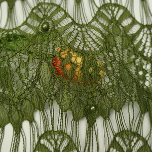 Yeni tasarımcı tekstil kumaşlar malzemeler kadınlar için Polyester dantel gül çiçek dantel kumaş elbise yapma - Product Image 6