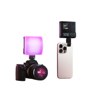 Ulanzi [Kit de support d'éclairage] Lumière de poche LE20RGB + Support de fixation MT-79 Excellent Basket C10rgb Lumière d'appoint de poche 10W <span class=keywords><strong>pour</strong></span> vidéo en direct et double éclairage - Product Image 1