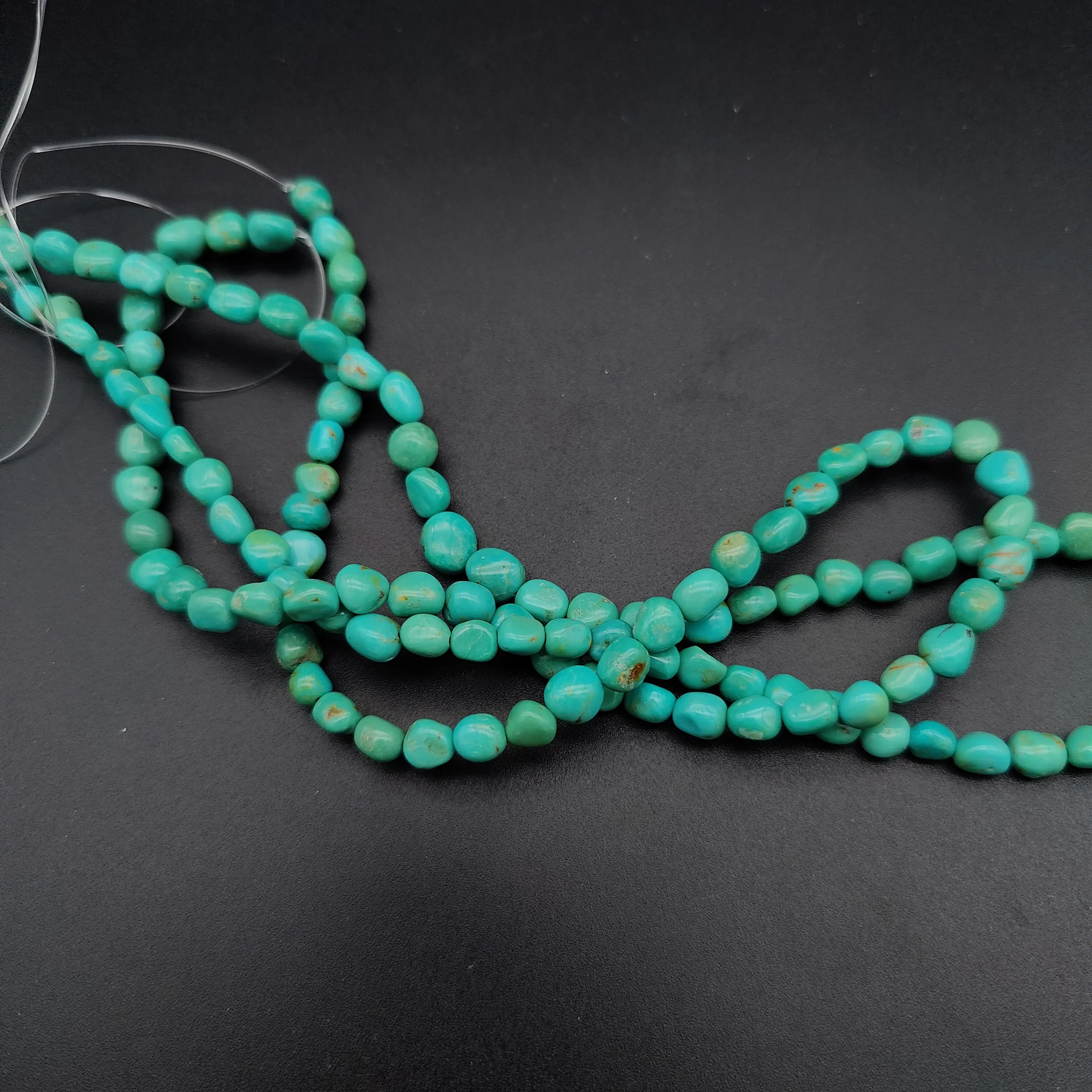 Natural Turquoise Faceted Tumble Nuggets Gemstone Beads Strand from Manufacturer Shop Online Wholesale Dealer Price