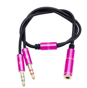 Bộ Chia Tai Nghe Cho Máy Tính 3.5Mm Nữ Thành 2 Tai Nghe Nam 3.5Mm <span class=keywords><strong>Mic</strong></span> <span class=keywords><strong>Audio</strong></span> Y <span class=keywords><strong>Splitter</strong></span> Cáp Điện Thoại Thông Minh Tai Nghe Cho PC - Product Image 3