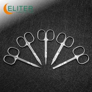 Eliter en Stock, ciseaux forgés à la main, ciseaux pour cheveux de <span class=keywords><strong>nez</strong></span>, ciseaux à pointe ronde, <span class=keywords><strong>coupe</strong></span>-cuticules d'ongles en gros - Product Image 5