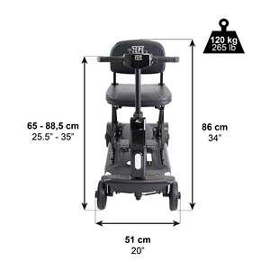 Patinete Eléctrico Plegable PEPE P10042 para Adultos, Negro, 7 km/h, Batería de 10 Ah - Product Image 5