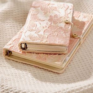 Custom Hardcover Planner Cute Fabric Girly Journal Binder <b>Notebook</b> <b>A5</b> Luxury Diary Gift Office Stationery <b>Notebooks</b> for Students - Product Image 3