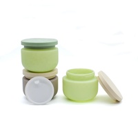 Tragbarer 250g Kosmetikbehälter HDPE Schraubverschluss Kosmetikdose 8oz Gesichtscreme-Verpackung Kunststoff-Puderbehälter