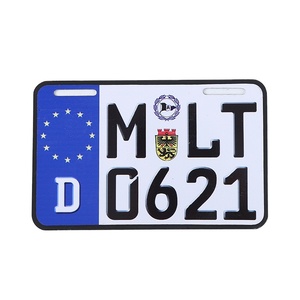 Placa <span class=keywords><strong>de</strong></span> <span class=keywords><strong>Matrícula</strong></span> Europea para Automóvil, <span class=keywords><strong>de</strong></span> Metal y Aluminio, <span class=keywords><strong>de</strong></span> Alta Calidad, Personalizada, Práctica, para Motocicleta - Product Image 3