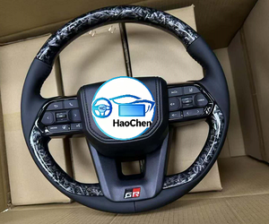 1. Volant <span class=keywords><strong>de</strong></span> direction en fibre <span class=keywords><strong>de</strong></span> carbone modifié <span class=keywords><strong>de</strong></span> luxe pour Toyota Land Cruiser série 70, pièces intérieures pour véhicules tout-terrain - Product Image 5