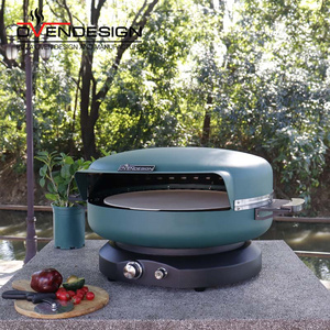 Horno de Pizza de Acero Inoxidable de 19 Pulgadas para Exteriores, a Gas, de Instalación Independiente, Color Verde, para Uso Doméstico - Product Image 5