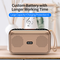 SHIDU Portable haut-parleur numérique lecteur Radio FM intégré batterie Rechargeable haut-parleur Audio lecteur MP3 haut-parleurs musulmans coran