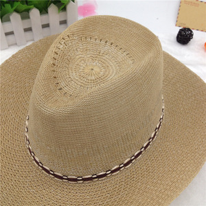 <span class=keywords><strong>2025</strong></span> Người Đàn Ông Phụ Nữ Mùa Hè Đan Mũ Dành Cho Người Lớn Boho Trang Trí Nội Thất Phương Tây Rơm Mũ Cao Bồi Bãi Biển Panama Mũ Rơm Với Biểu Tượng Tùy Chỉnh - Product Image 6