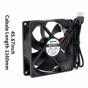 Ventilateur USB <span class=keywords><strong>silencieux</strong></span> DC 5V 0.28A 1.4W 9025, ultra <span class=keywords><strong>silencieux</strong></span>, faible bruit, pour routeur, modem, ordinateur <span class=keywords><strong>portable</strong></span>, mini <span class=keywords><strong>PC</strong></span>, dissipation thermique des appareils électroniques - Product Image 2