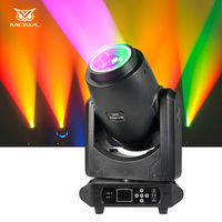 Lumière de scène LED RGBW super brillante 200W, faisceau de lumière LED, tête mobile à faisceau LED avec halo pour DJ, discothèque, éclairage de bar