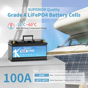 Kepworth YD12100 12.8V 100Ah LiFePO4 <b>Battery</b> Pack Rechargeable 6000 <b>Cycles</b> with BMS CE/RoHS Certified - Product Image 4