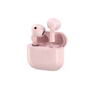 ES-T66 OEM/ODM Earphone Bluetooth Earphone Tipe C Casing Pengisi Daya dan Mikrofon Headphone Nirkabel Headphone Bot Bass Dalam