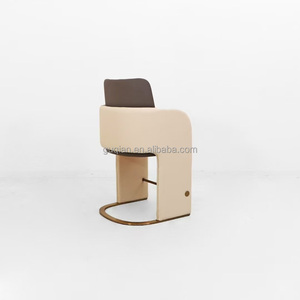 Modern PU Leather Bar Chair and Light Luxury Hotel <strong>Dining</strong> <strong>Stool</strong> for Living Room - Product Image 3