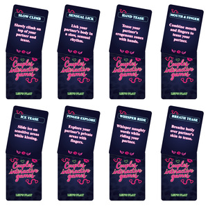 Nuevo Juego de Cartas Eróticas en Inglés para Parejas, 50 Cartas, Juego de Papel para Entretenimiento Casual que Mejora la Relación - Product Image 1