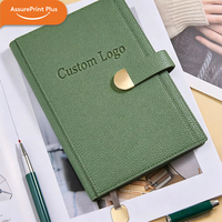 Ensemble cadeau de carnet en cuir PU A5 avec logo personnalisé, stylo, fermeture magnétique, papier épais, journal d'affaires, agenda, vente en gros