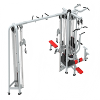 Équipement de musculation professionnel RUNTEK de qualité supérieure, multi-stations 5 points pour entraînement complet du corps, personnalisable pour salle de sport