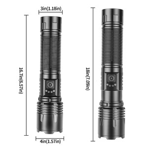 5440 ไฟฉาย LED แบบชาร์จไฟได้อลูมิเนียมอัลลอยด์ซูมกลางแจ้งไฟฉายระยะไกลเดินป่าตั้งแคมป์ตกปลากลางคืน - Product Image 2