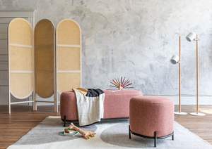 Biombo <span class=keywords><strong>de</strong></span> Estilo Moderno <span class=keywords><strong>de</strong></span> Fusión Francés-Chino <span class=keywords><strong>de</strong></span> 3 Paneles con Superficie <span class=keywords><strong>de</strong></span> Madera y <span class=keywords><strong>Listones</strong></span> <span class=keywords><strong>de</strong></span> Ratán Natural, Diseño Móvil - Product Image 3