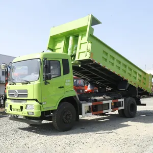 Camión volquete Dongfeng 4x2 10 toneladas de capacidad de carga Cummins 210hp motor diésel LHD volquete