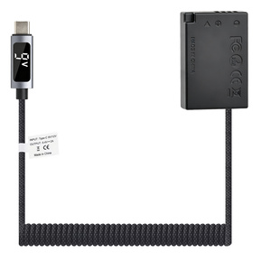 Batería Ficticia LP-E17 E17 con Tipo-C y LED para Cámaras <span class=keywords><strong>Canon</strong></span> <span class=keywords><strong>EOS</strong></span> 77D 750D 760D 8000D M3 M5 <span class=keywords><strong>M6</strong></span> Rebel T6i T6s Kiss X8i 200D 800D - Product Image 2