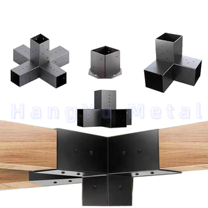 Kit <span class=keywords><strong>de</strong></span> barandilla <span class=keywords><strong>de</strong></span> cubierta <span class=keywords><strong>de</strong></span> Gazebo <span class=keywords><strong>de</strong></span> pérgola <span class=keywords><strong>de</strong></span> madera <span class=keywords><strong>de</strong></span> alta resistencia DIY Hardware Pérgola Post Base Post Anclaje Cortina Accesorios <span class=keywords><strong>de</strong></span> pared - Product Image 2