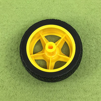 Roue en caoutchouc pour robot/voiture de patrouille à traçage de ligne, pneu de voiture intelligente, châssis, 40g, fabriqué en Chine