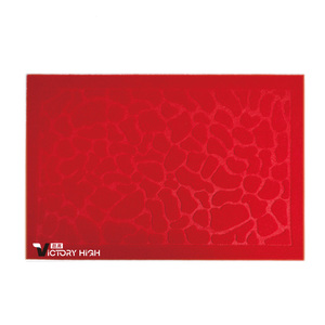 Tapis d'<span class=keywords><strong>entrée</strong></span> antidérapant en polyester avec motif et forme personnalisés, avec support en TPR, tapis d'<span class=keywords><strong>entrée</strong></span> gaufré - Product Image 1