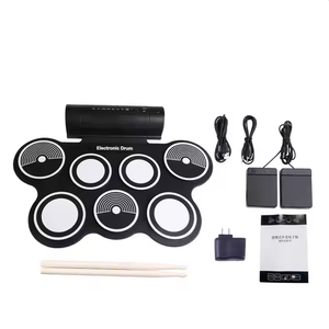 Kit de batterie à main pour percussion Lecteur de musique Instrument à percussion Kit de batterie pour débutants avec trompette - Product Image 5