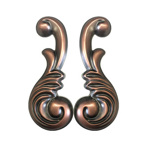 ไม้ประดับประตูทรงโรมันสมัยใหม่ ไม่ฮวน รุ่นโมเดิร์น  ทำจากสแตนเลส 304 ทนทาน  ชุดลายดอกไม้เล็กแบบใหม่  ดีไซน์โค้งมน  รุ่นที่ 1 - Product Image 4