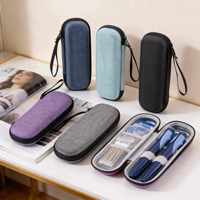 Sac isotherme rigide noir en EVA pour insuline, étui de voyage avec fermeture éclair, gestion du refroidissement à 3 couches, antichoc pour diabétiques