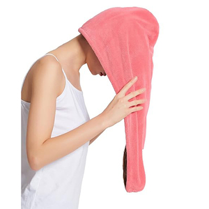 Juego <span class=keywords><strong>de</strong></span> toallas para secar el cabello, gorro <span class=keywords><strong>de</strong></span> secado rápido, toallas para la ducha, gorro <span class=keywords><strong>de</strong></span> baño envolvente para cabello largo, rizado y grueso, con logo personalizado - Product Image 3