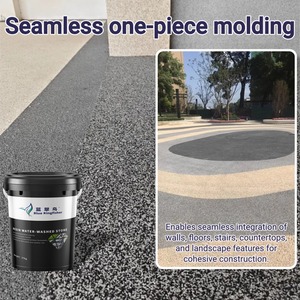 Système <span class=keywords><strong>de</strong></span> revêtement en pierre lavée à la résine époxy durable et écologique <span class=keywords><strong>pour</strong></span> les murs extérieurs, les piscines et les fontaines - Product Image 4