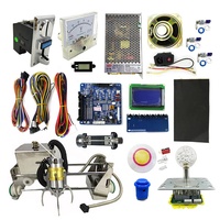 Kit de montage DIY pour machine à griffes avec jeu de récompenses Key Master et personnalisation musicale, garantie 1 an, en métal et acrylique vert