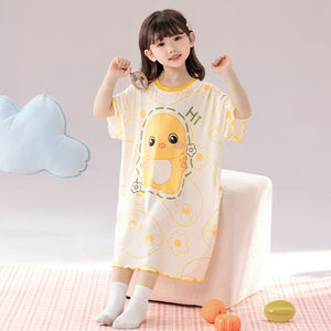 Bonito vestido <span class=keywords><strong>de</strong></span> princesa estampado <span class=keywords><strong>de</strong></span> dibujos animados, chándal, pijama <span class=keywords><strong>de</strong></span> manga corta para niñas, oferta <span class=keywords><strong>de</strong></span> verano para pequeñas princesas - Product Image 5