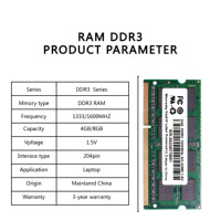 Mémoire RAM DDR3 ECC pour ordinateur portable 8 Go 1600 MHz Ymeiton DIMM - En stock