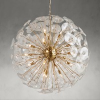 Lustre Moderne de Luxe Léger en Verre Méduse, Suspension Artistique Créative pour Villa, Salon, Restaurant, Bar, avec Pompons